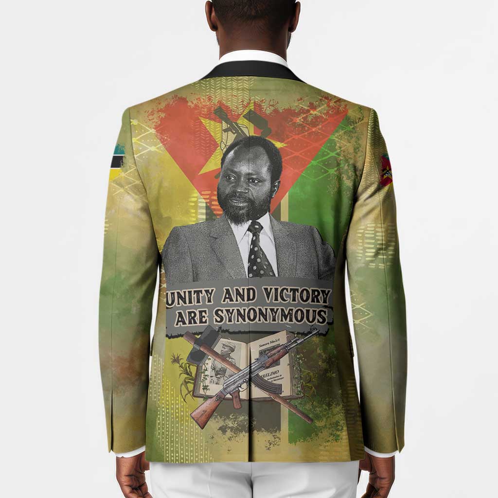 Samora Machel Blazer Mozambique Flag Unity and Victory Quote Liberation Struggle - African Freedom Tribute - Wonder Print Shop