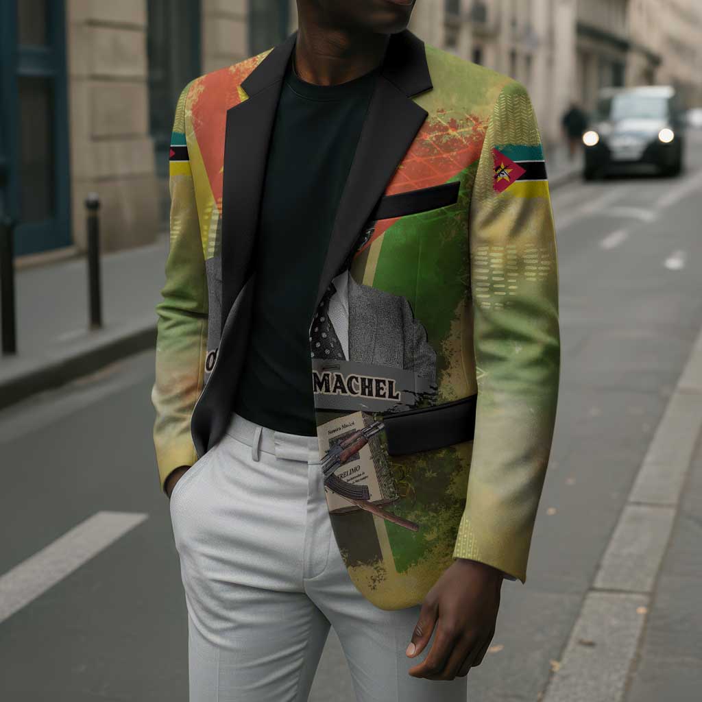 Samora Machel Blazer Mozambique Flag Unity and Victory Quote Liberation Struggle - African Freedom Tribute - Wonder Print Shop