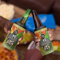 Samora Machel 4 in 1 Can Cooler Tumbler Mozambique Flag Unity and Victory Quote Liberation Struggle - African Freedom Tribute - Wonder Print Shop