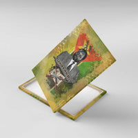 Samora Machel Canvas Wall Art Mozambique Flag Unity and Victory Quote Liberation Struggle - African Freedom Tribute - Wonder Print Shop