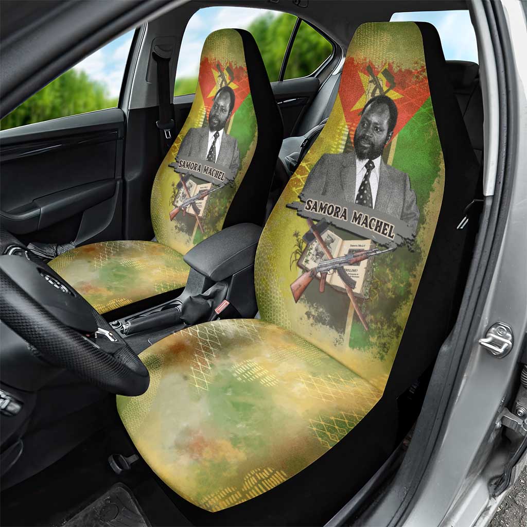 Samora Machel Car Seat Cover Mozambique Flag Unity and Victory Quote Liberation Struggle - African Freedom Tribute - Wonder Print Shop