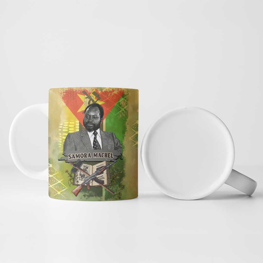 Samora Machel Ceramic Mug Mozambique Flag Unity and Victory Quote Liberation Struggle - African Freedom Tribute - Wonder Print Shop
