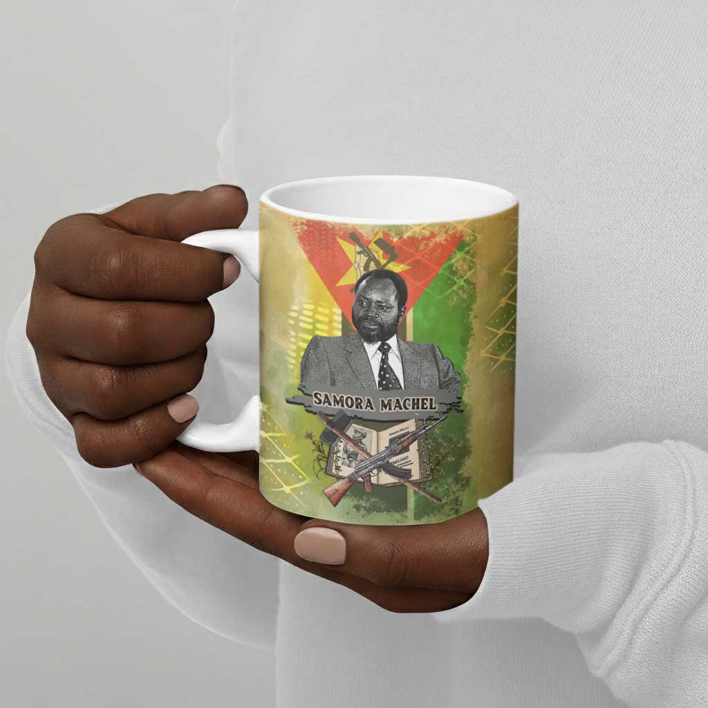 Samora Machel Ceramic Mug Mozambique Flag Unity and Victory Quote Liberation Struggle - African Freedom Tribute - Wonder Print Shop