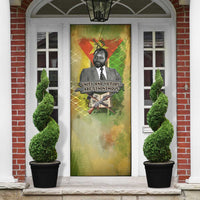 Samora Machel Door Cover Mozambique Flag Unity and Victory Quote Liberation Struggle - African Freedom Tribute - Wonder Print Shop