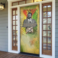 Samora Machel Door Cover Mozambique Flag Unity and Victory Quote Liberation Struggle - African Freedom Tribute - Wonder Print Shop