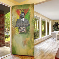 Samora Machel Door Cover Mozambique Flag Unity and Victory Quote Liberation Struggle - African Freedom Tribute - Wonder Print Shop