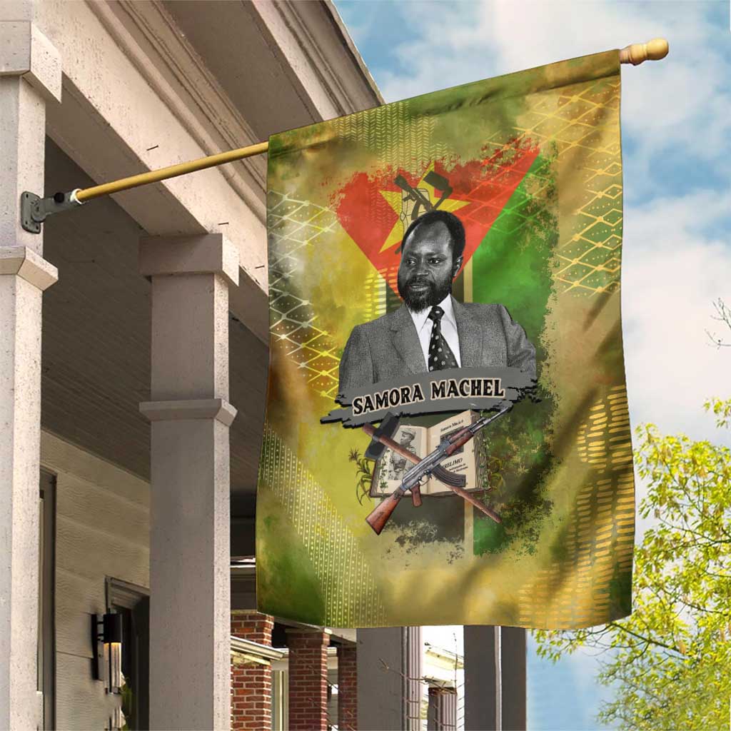 Samora Machel Garden Flag Mozambique Flag Unity and Victory Quote Liberation Struggle - African Freedom Tribute - Wonder Print Shop