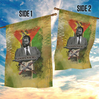 Samora Machel Garden Flag Mozambique Flag Unity and Victory Quote Liberation Struggle - African Freedom Tribute - Wonder Print Shop