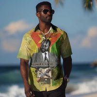 Samora Machel Hawaiian Shirt Mozambique Flag Unity and Victory Quote Liberation Struggle - African Freedom Tribute - Wonder Print Shop