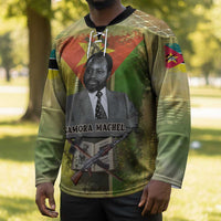 Samora Machel Hockey Jersey Mozambique Flag Unity and Victory Quote Liberation Struggle - African Freedom Tribute - Wonder Print Shop