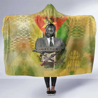 Samora Machel Hooded Blanket Mozambique Flag Unity and Victory Quote Liberation Struggle - African Freedom Tribute - Wonder Print Shop