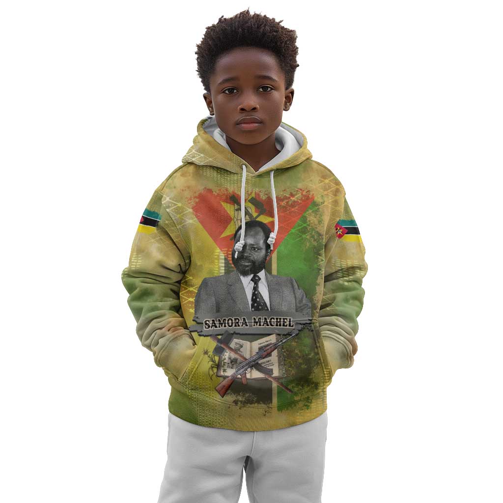 Samora Machel Kid Hoodie Mozambique Flag Unity and Victory Quote Liberation Struggle - African Freedom Tribute - Wonder Print Shop