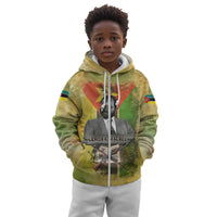 Samora Machel Kid Hoodie Mozambique Flag Unity and Victory Quote Liberation Struggle - African Freedom Tribute - Wonder Print Shop