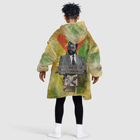 Samora Machel Kid Wearable Blanket Hoodie Mozambique Flag Unity and Victory Quote Liberation Struggle - African Freedom Tribute - Wonder Print Shop