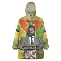 Samora Machel Kid Wearable Blanket Hoodie Mozambique Flag Unity and Victory Quote Liberation Struggle - African Freedom Tribute - Wonder Print Shop