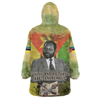 Samora Machel Kid Wearable Blanket Hoodie Mozambique Flag Unity and Victory Quote Liberation Struggle - African Freedom Tribute - Wonder Print Shop