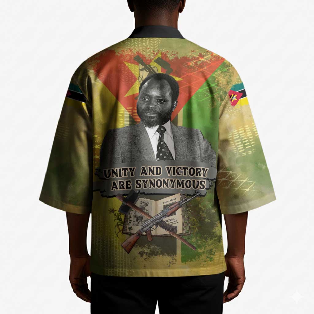 Samora Machel Kimono Mozambique Flag Unity and Victory Quote Liberation Struggle - African Freedom Tribute - Wonder Print Shop
