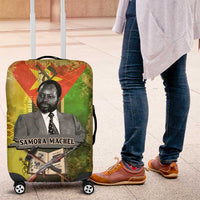 Samora Machel Luggage Cover Mozambique Flag Unity and Victory Quote Liberation Struggle - African Freedom Tribute - Wonder Print Shop