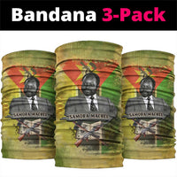 Samora Machel Neck Gaiter Mozambique Flag Unity and Victory Quote Liberation Struggle - African Freedom Tribute - Wonder Print Shop