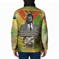 Samora Machel Padded Jacket Mozambique Flag Unity and Victory Quote Liberation Struggle - African Freedom Tribute - Wonder Print Shop