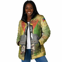 Samora Machel Padded Jacket Mozambique Flag Unity and Victory Quote Liberation Struggle - African Freedom Tribute - Wonder Print Shop