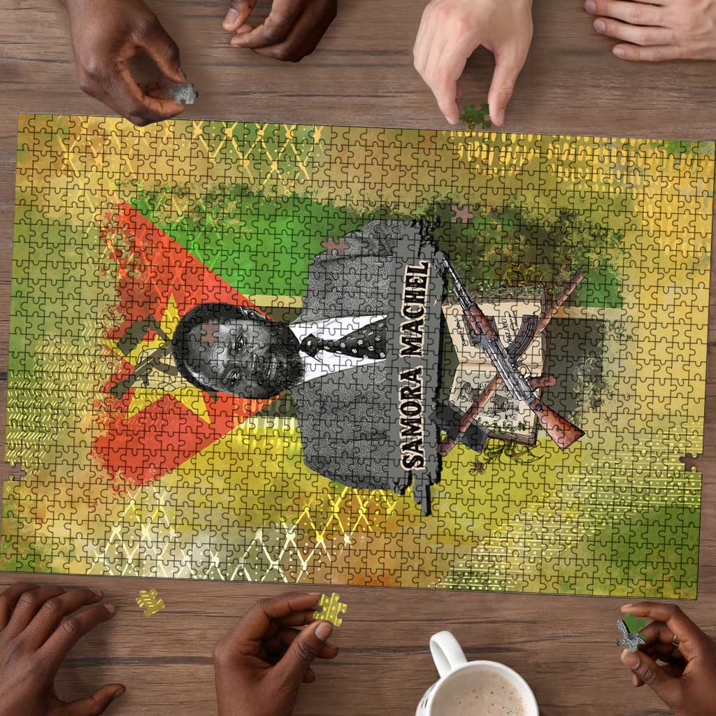 Samora Machel Puzzle Mozambique Flag Unity and Victory Quote Liberation Struggle - African Freedom Tribute - Wonder Print Shop