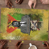 Samora Machel Puzzle Mozambique Flag Unity and Victory Quote Liberation Struggle - African Freedom Tribute - Wonder Print Shop