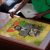 Samora Machel Puzzle Mozambique Flag Unity and Victory Quote Liberation Struggle - African Freedom Tribute - Wonder Print Shop