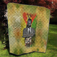 Samora Machel Quilt Mozambique Flag Unity and Victory Quote Liberation Struggle - African Freedom Tribute - Wonder Print Shop