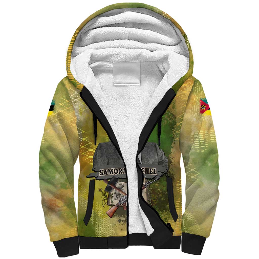 Samora Machel Sherpa Hoodie Mozambique Flag Unity and Victory Quote Liberation Struggle - African Freedom Tribute - Wonder Print Shop
