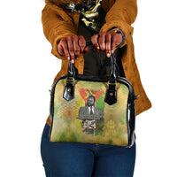 Samora Machel Shoulder Handbag Mozambique Flag Unity and Victory Quote Liberation Struggle - African Freedom Tribute - Wonder Print Shop