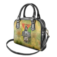 Samora Machel Shoulder Handbag Mozambique Flag Unity and Victory Quote Liberation Struggle - African Freedom Tribute - Wonder Print Shop