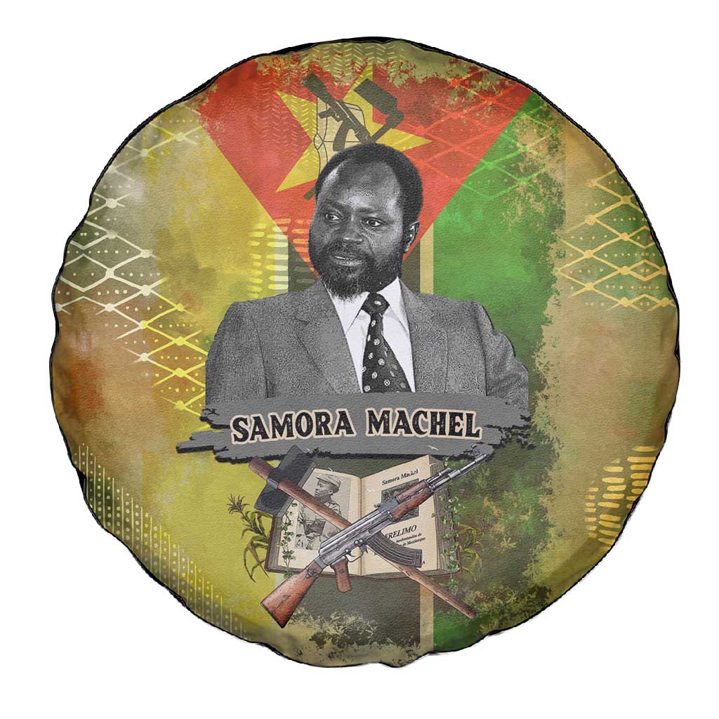 Samora Machel Spare Tire Cover Mozambique Flag Unity and Victory Quote Liberation Struggle - African Freedom Tribute - Wonder Print Shop
