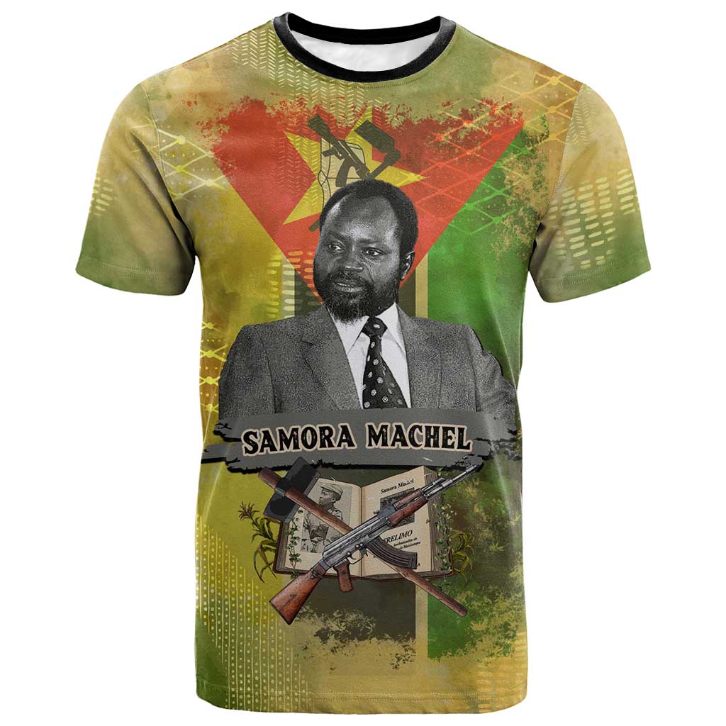 Samora Machel T shirt Mozambique Flag Unity and Victory Quote Liberation Struggle - African Freedom Tribute - Wonder Print Shop
