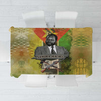 Samora Machel Tablecloth Mozambique Flag Unity and Victory Quote Liberation Struggle - African Freedom Tribute - Wonder Print Shop