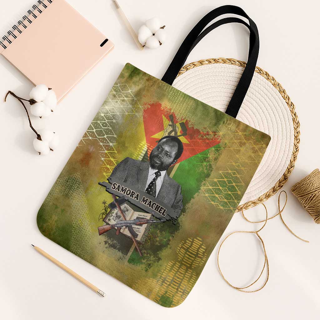 Samora Machel Tote Bag Mozambique Flag Unity and Victory Quote Liberation Struggle - African Freedom Tribute - Wonder Print Shop