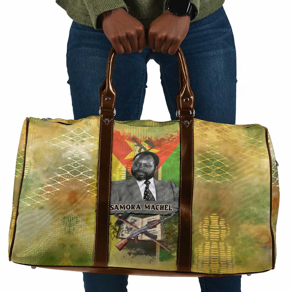 Samora Machel Travel Bag Mozambique Flag Unity and Victory Quote Liberation Struggle - African Freedom Tribute - Wonder Print Shop