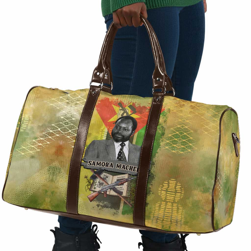 Samora Machel Travel Bag Mozambique Flag Unity and Victory Quote Liberation Struggle - African Freedom Tribute - Wonder Print Shop