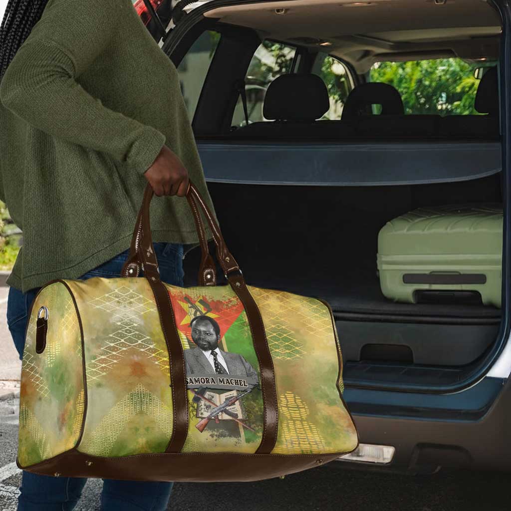 Samora Machel Travel Bag Mozambique Flag Unity and Victory Quote Liberation Struggle - African Freedom Tribute - Wonder Print Shop