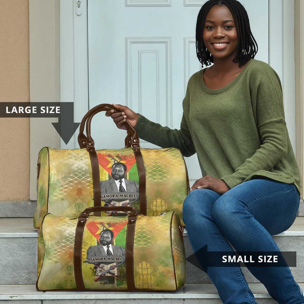 Samora Machel Travel Bag Mozambique Flag Unity and Victory Quote Liberation Struggle - African Freedom Tribute - Wonder Print Shop