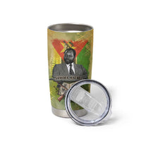 Samora Machel Tumbler Cup Mozambique Flag Unity and Victory Quote Liberation Struggle - African Freedom Tribute - Wonder Print Shop