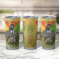 Samora Machel Tumbler Cup Mozambique Flag Unity and Victory Quote Liberation Struggle - African Freedom Tribute - Wonder Print Shop