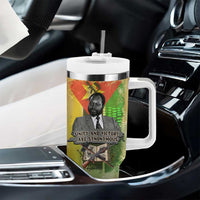 Samora Machel Tumbler With Handle Mozambique Flag Unity and Victory Quote Liberation Struggle - African Freedom Tribute - Wonder Print Shop