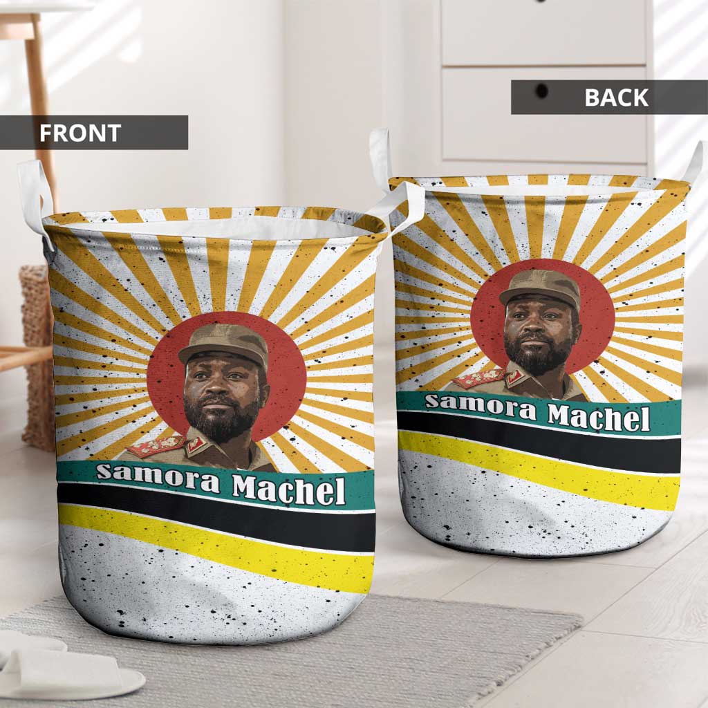 Samora Machel Laundry Basket Radiant Sunburst Bold Anti-Colonial Quote Mozambique Liberation - African Revolutionary Art - Wonder Print Shop
