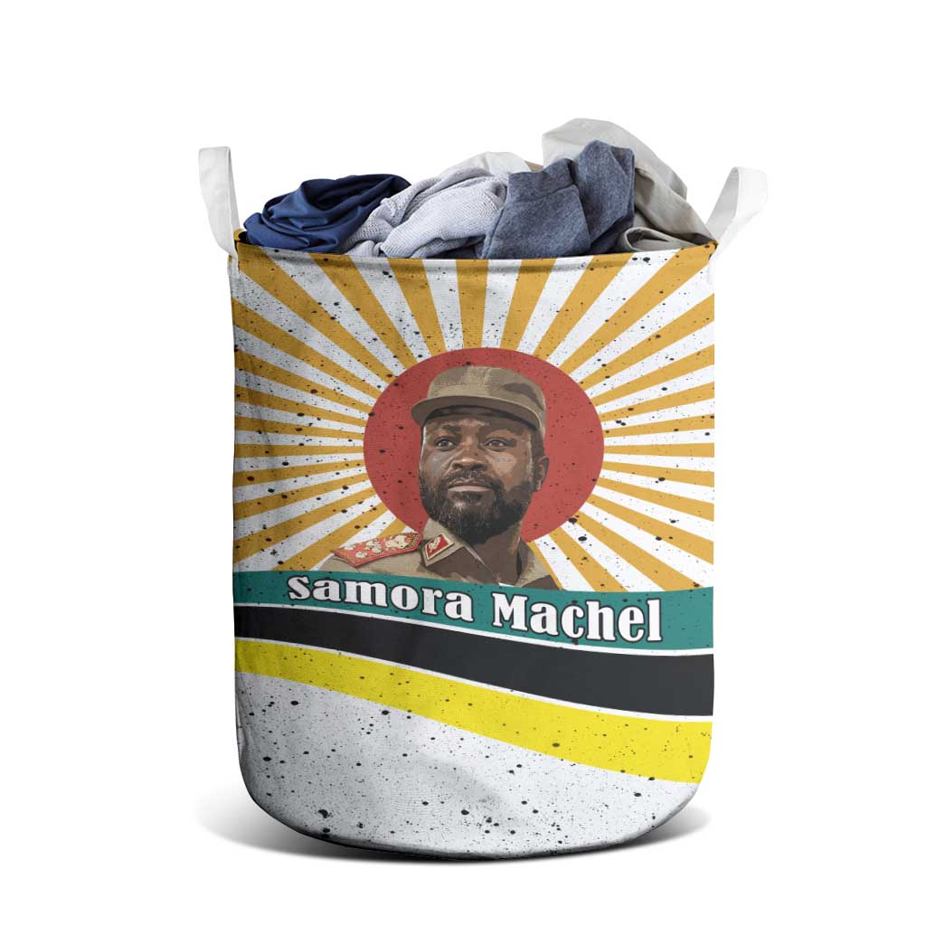 Samora Machel Laundry Basket Radiant Sunburst Bold Anti-Colonial Quote Mozambique Liberation - African Revolutionary Art - Wonder Print Shop