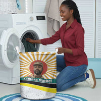 Samora Machel Laundry Basket Radiant Sunburst Bold Anti-Colonial Quote Mozambique Liberation - African Revolutionary Art - Wonder Print Shop