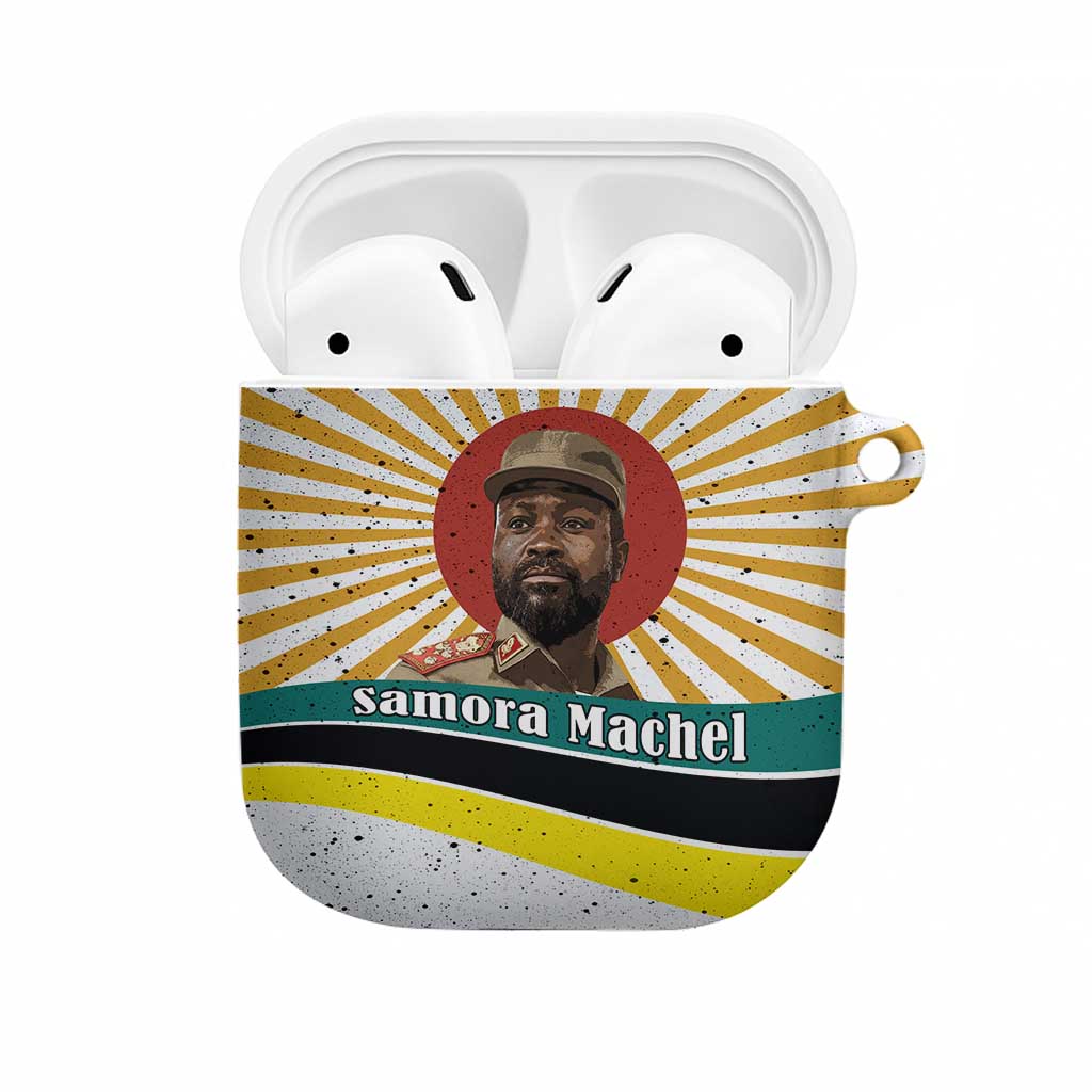 Samora Machel AirPods Case Radiant Sunburst Bold Anti-Colonial Quote Mozambique Liberation - African Revolutionary Art - Wonder Print Shop