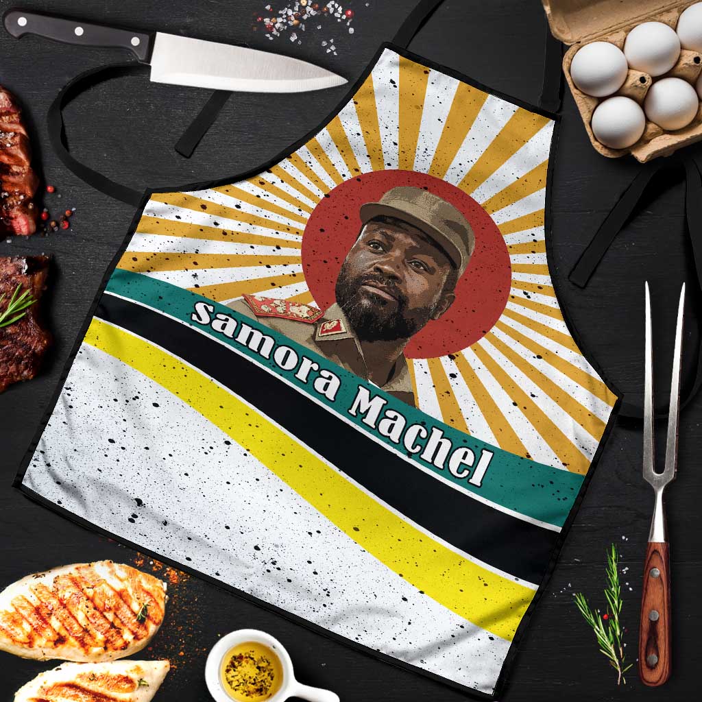 Samora Machel Apron Radiant Sunburst Bold Anti-Colonial Quote Mozambique Liberation - African Revolutionary Art - Wonder Print Shop