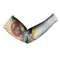 Samora Machel Arm Sleeves Radiant Sunburst Bold Anti-Colonial Quote Mozambique Liberation - African Revolutionary Art - Wonder Print Shop