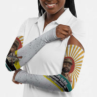 Samora Machel Arm Sleeves Radiant Sunburst Bold Anti-Colonial Quote Mozambique Liberation - African Revolutionary Art - Wonder Print Shop